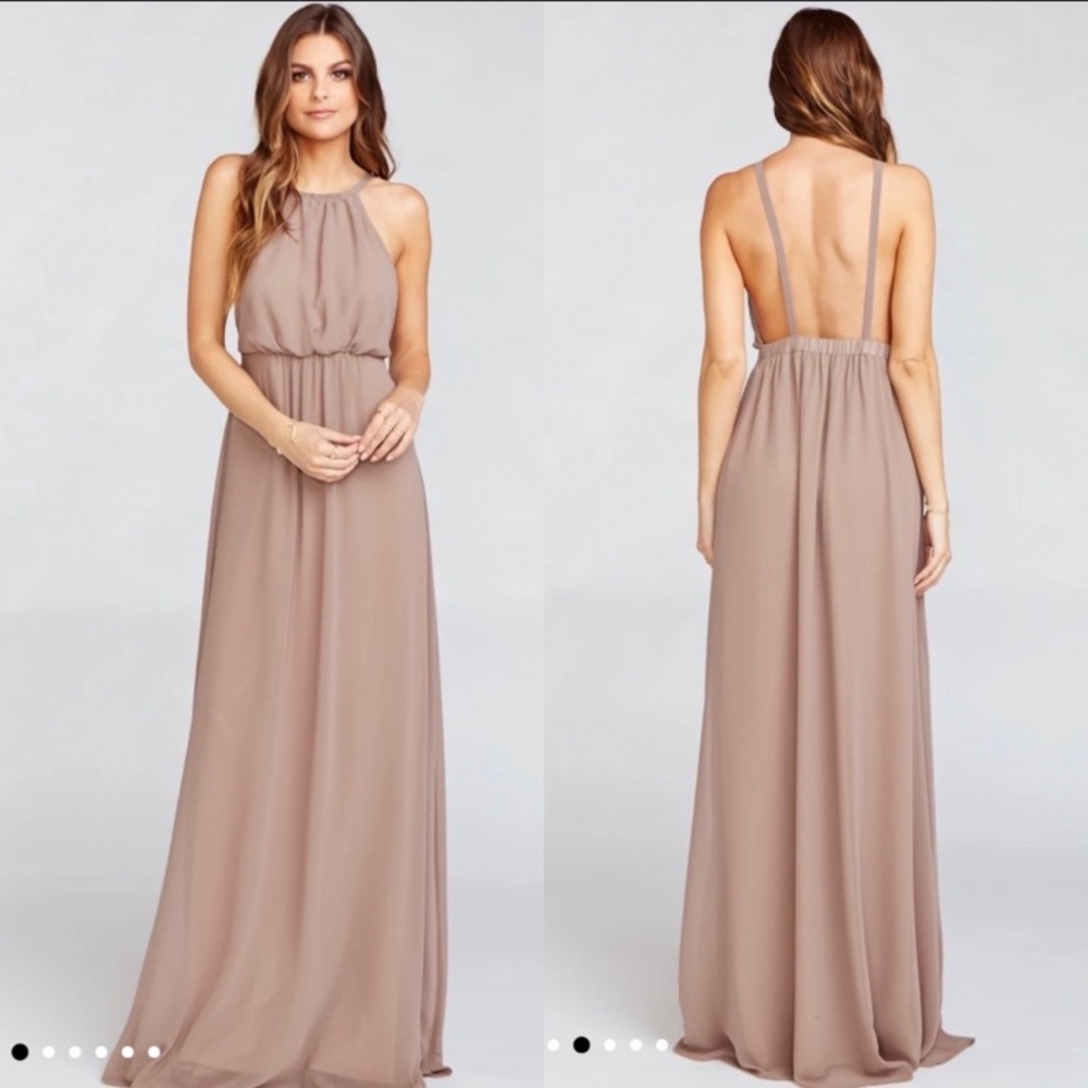 NWT Show Me Your Mumu Amanda Maxi Dress Dune